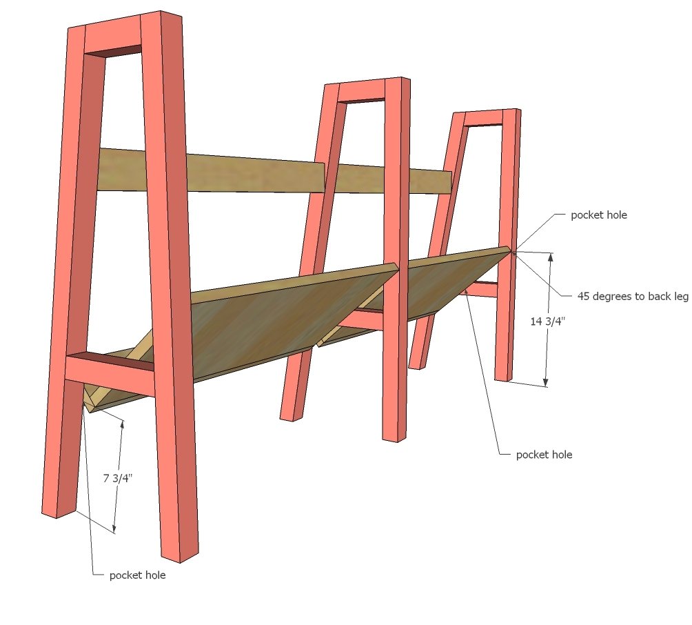 Modern Kids Bookrack — step 4