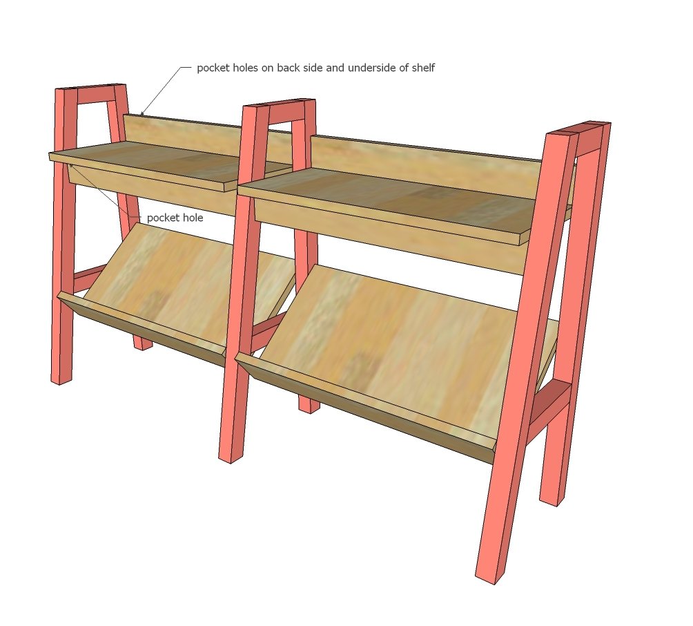 Modern Kids Bookrack — step 5