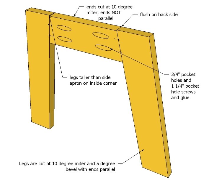 Modern Kids Chair — step 1