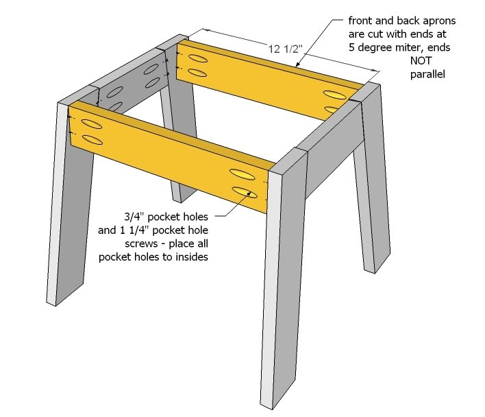Modern Kids Chair — step 2