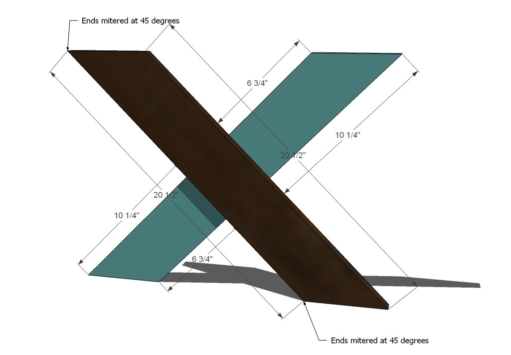 Modern Kid's Picnic Table and Benches — step 1