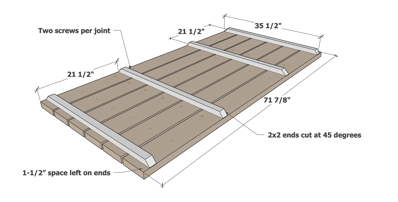The Modern Minimal Picnic Table — step 3
