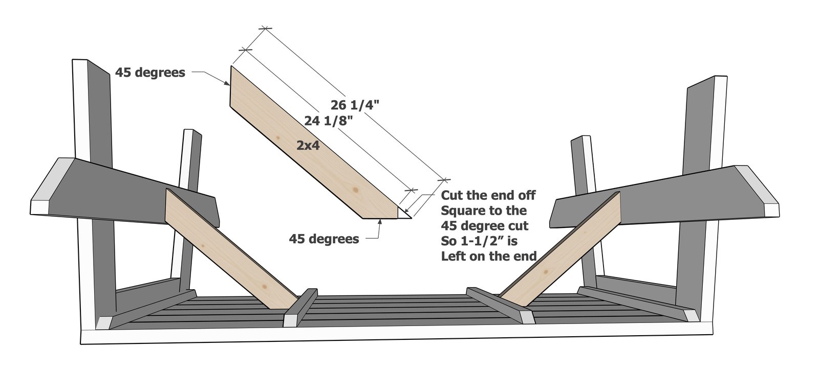 The Modern Minimal Picnic Table — step 5