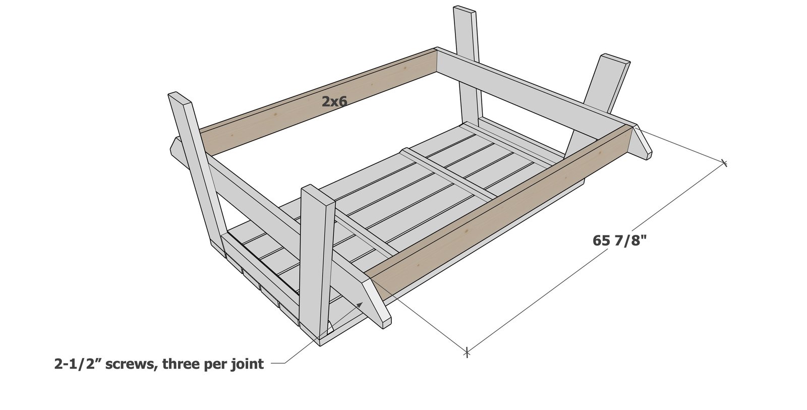 The Modern Minimal Picnic Table — step 6