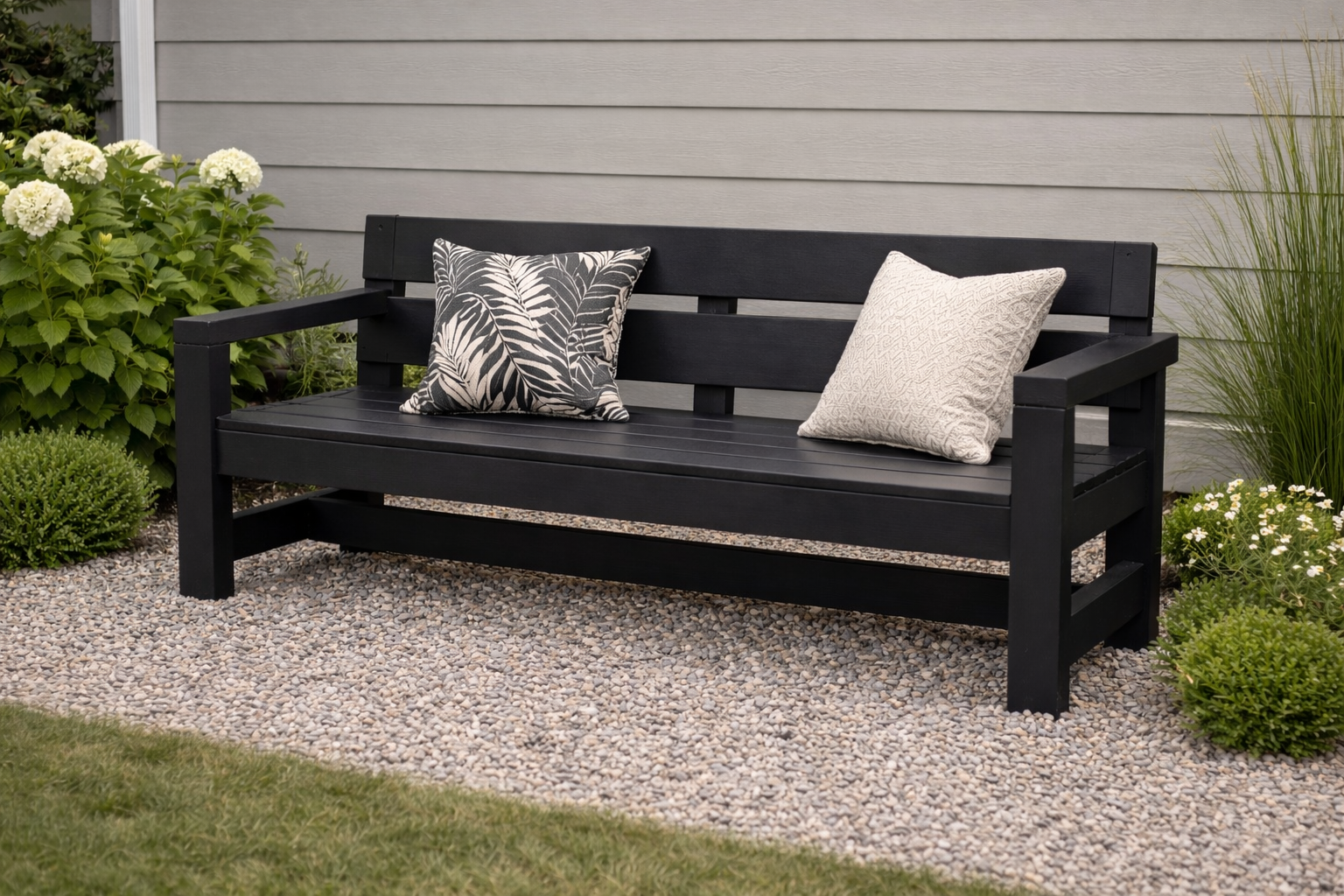 Modern Park Bench