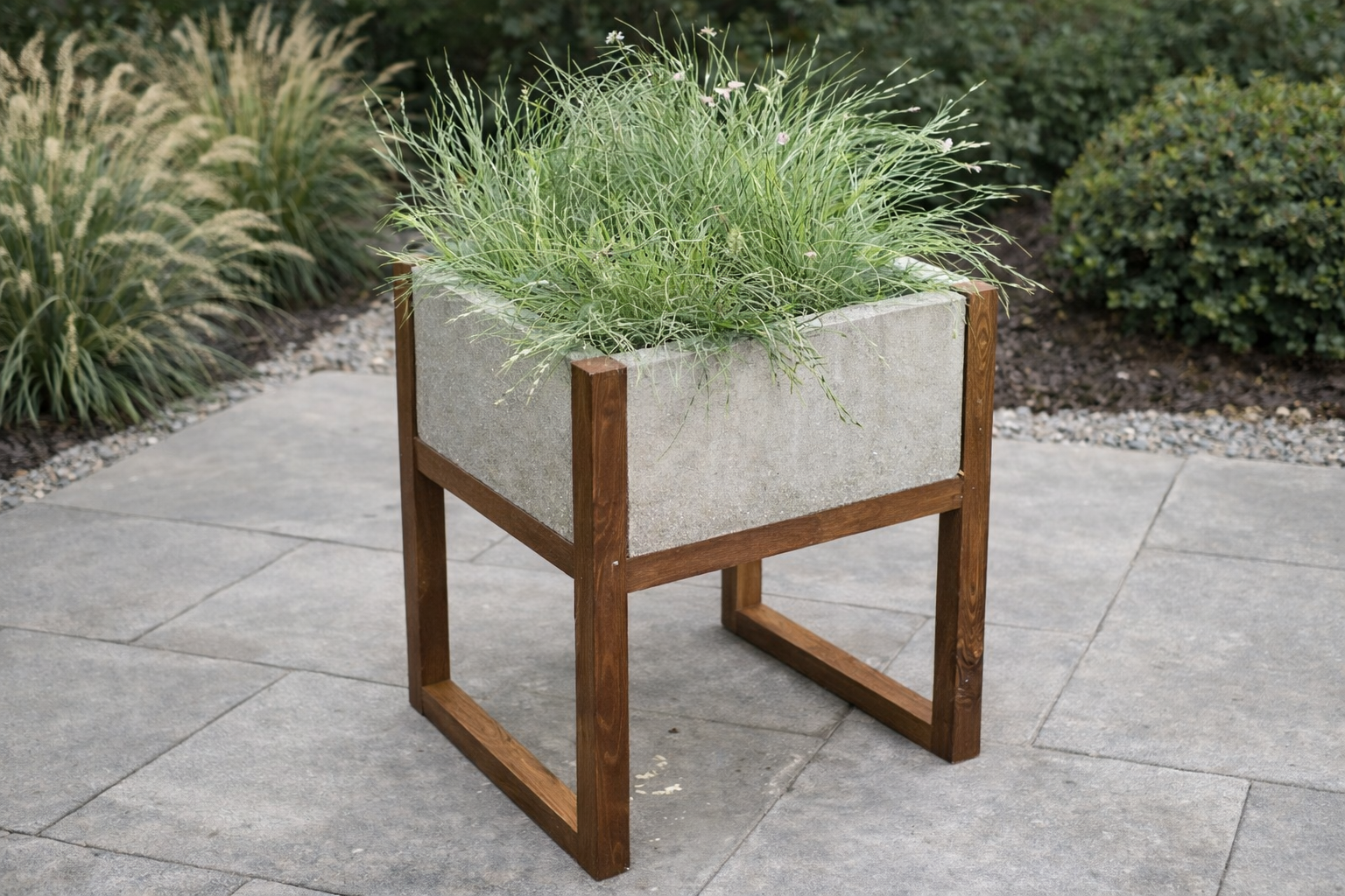 Modern Paver Planter