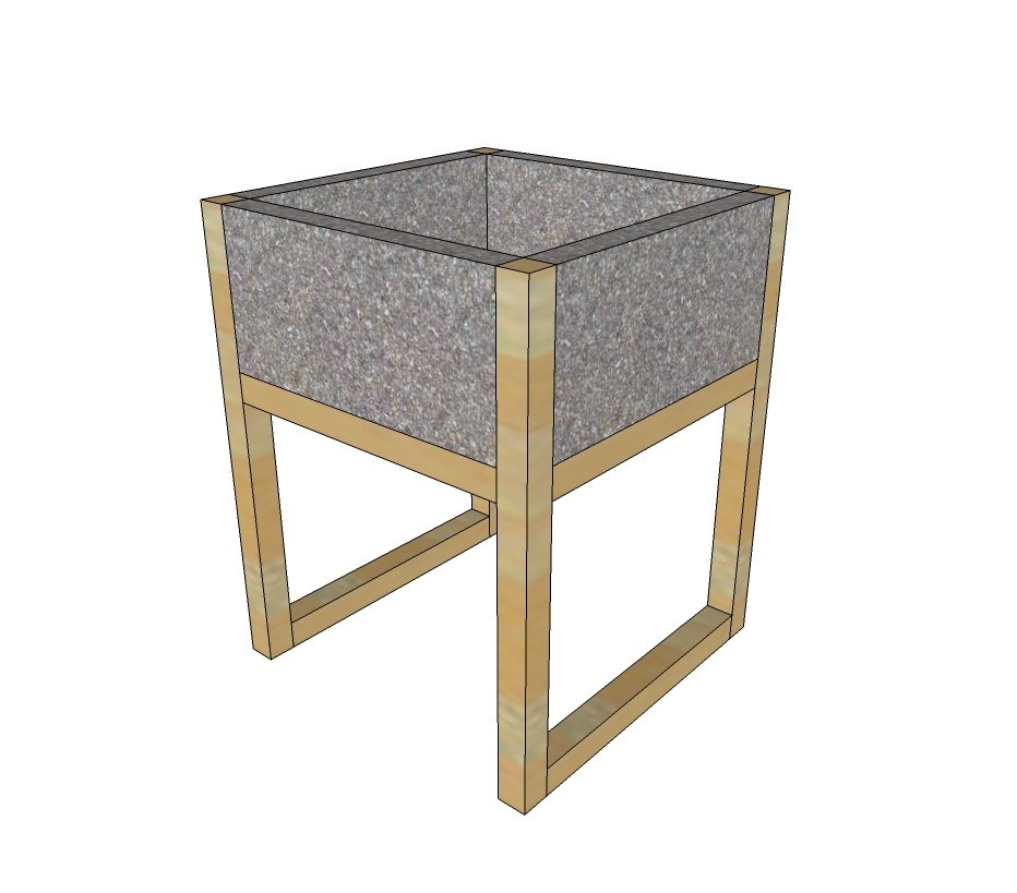 Modern Paver Planter — step 4