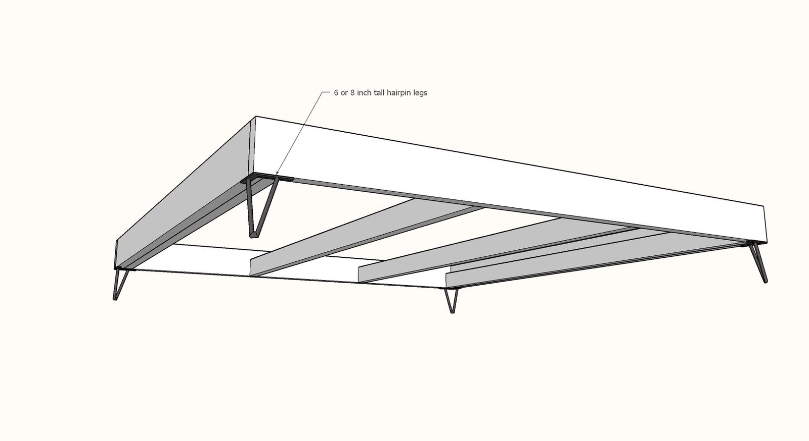 Modern Platform Bed Frame [All Sizes] — step 4