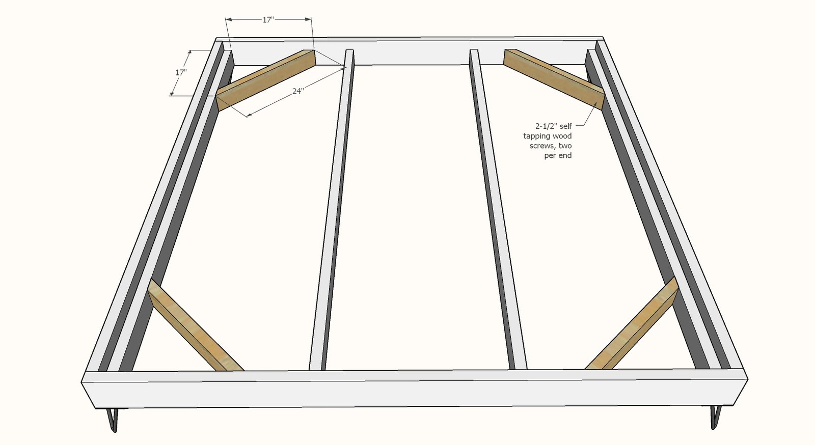 Modern Platform Bed Frame [All Sizes] — step 5