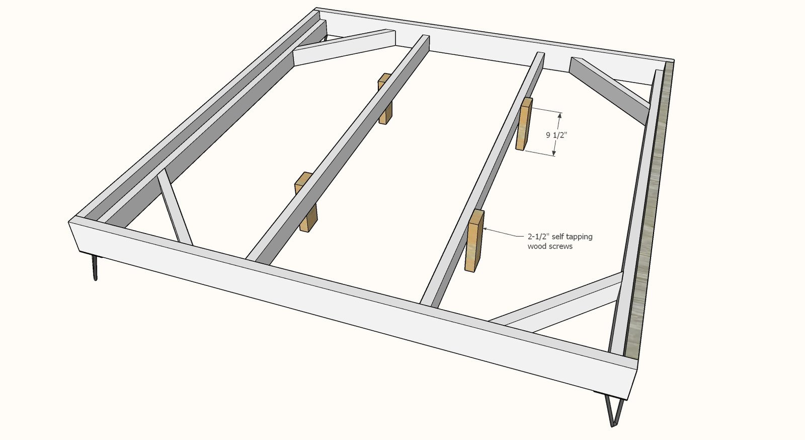 Modern Platform Bed Frame [All Sizes] — step 6