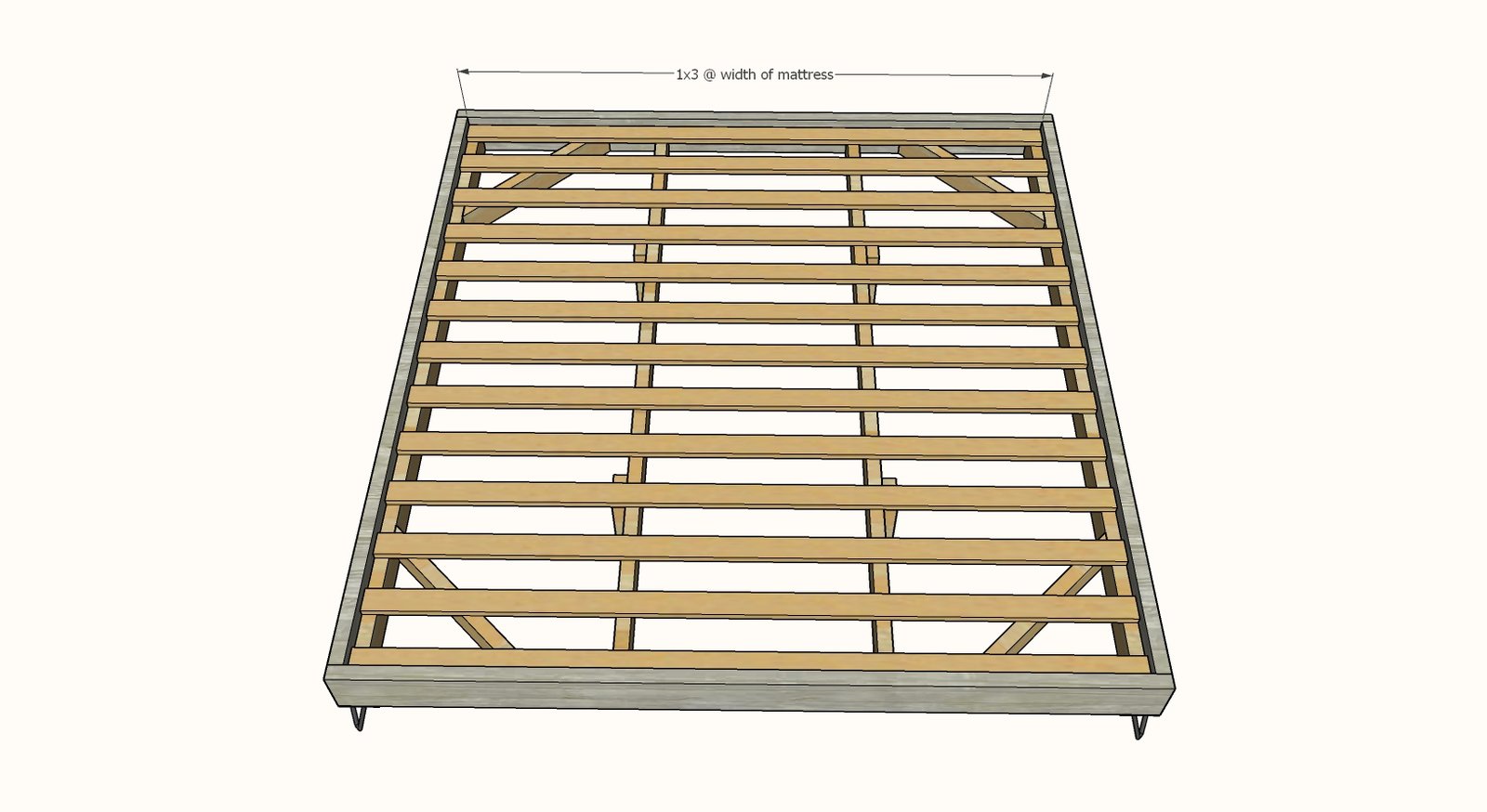 Modern Platform Bed Frame [All Sizes] — step 7