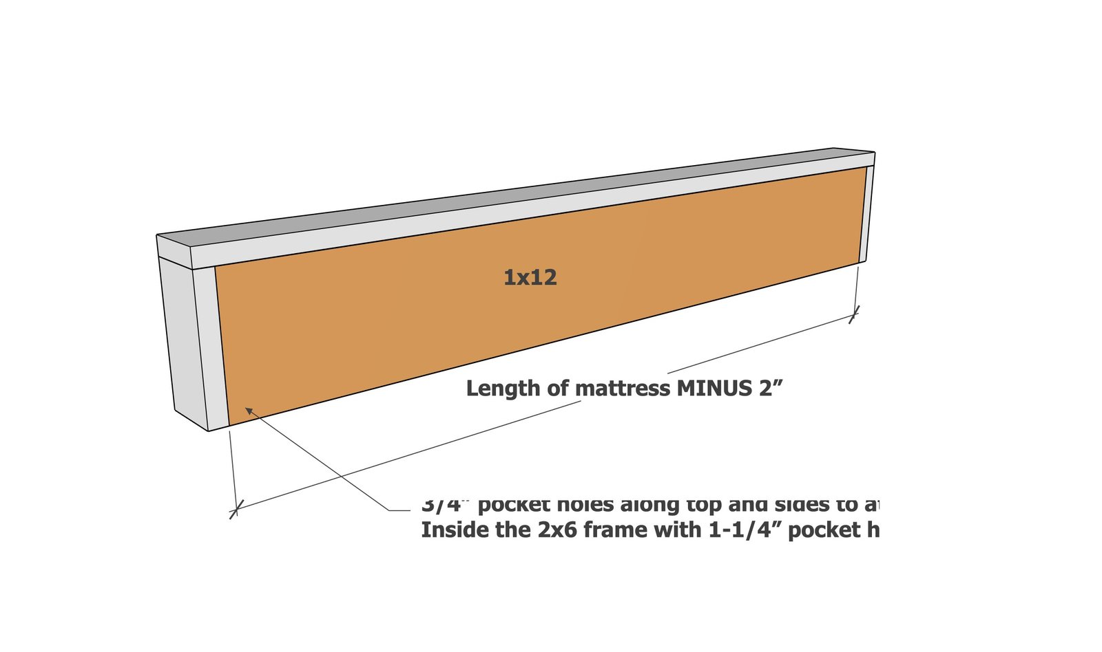 Modern Platform Bed Frame — step 2