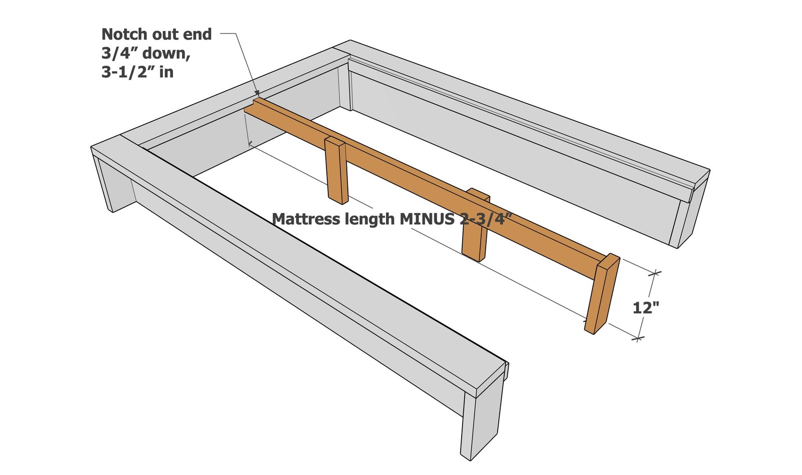 Modern Platform Bed Frame — step 7