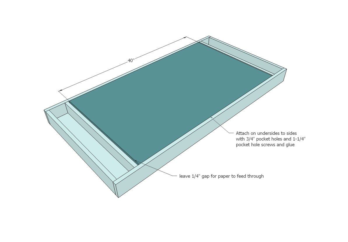 Modern Play Table with Storage — step 4