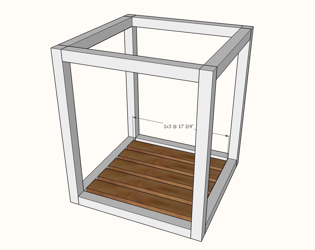 Modern Rustic X End Table — step 3