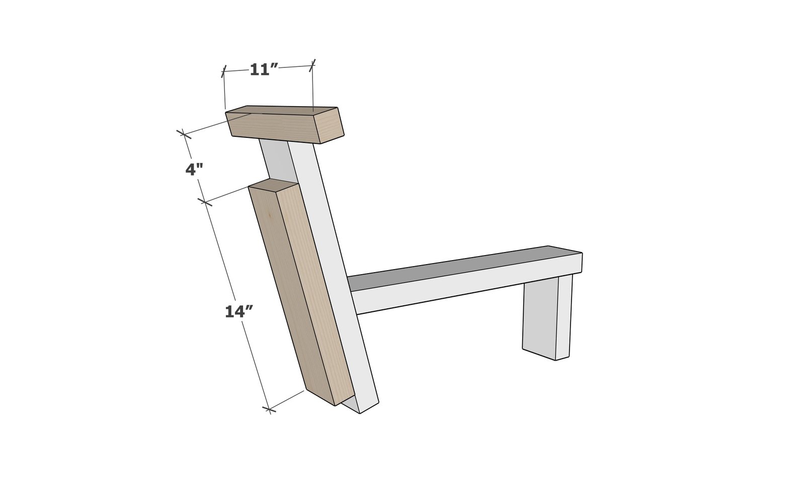 Modern Scrap-Wood Reindeer — step 2
