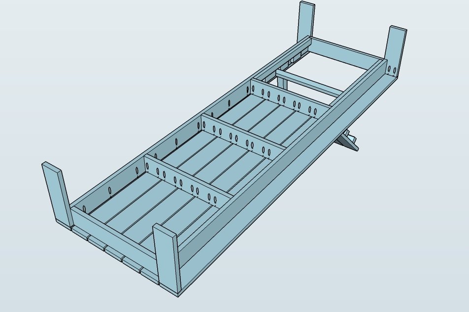 Modern Single Outdoor Chaise Lounge — step 1