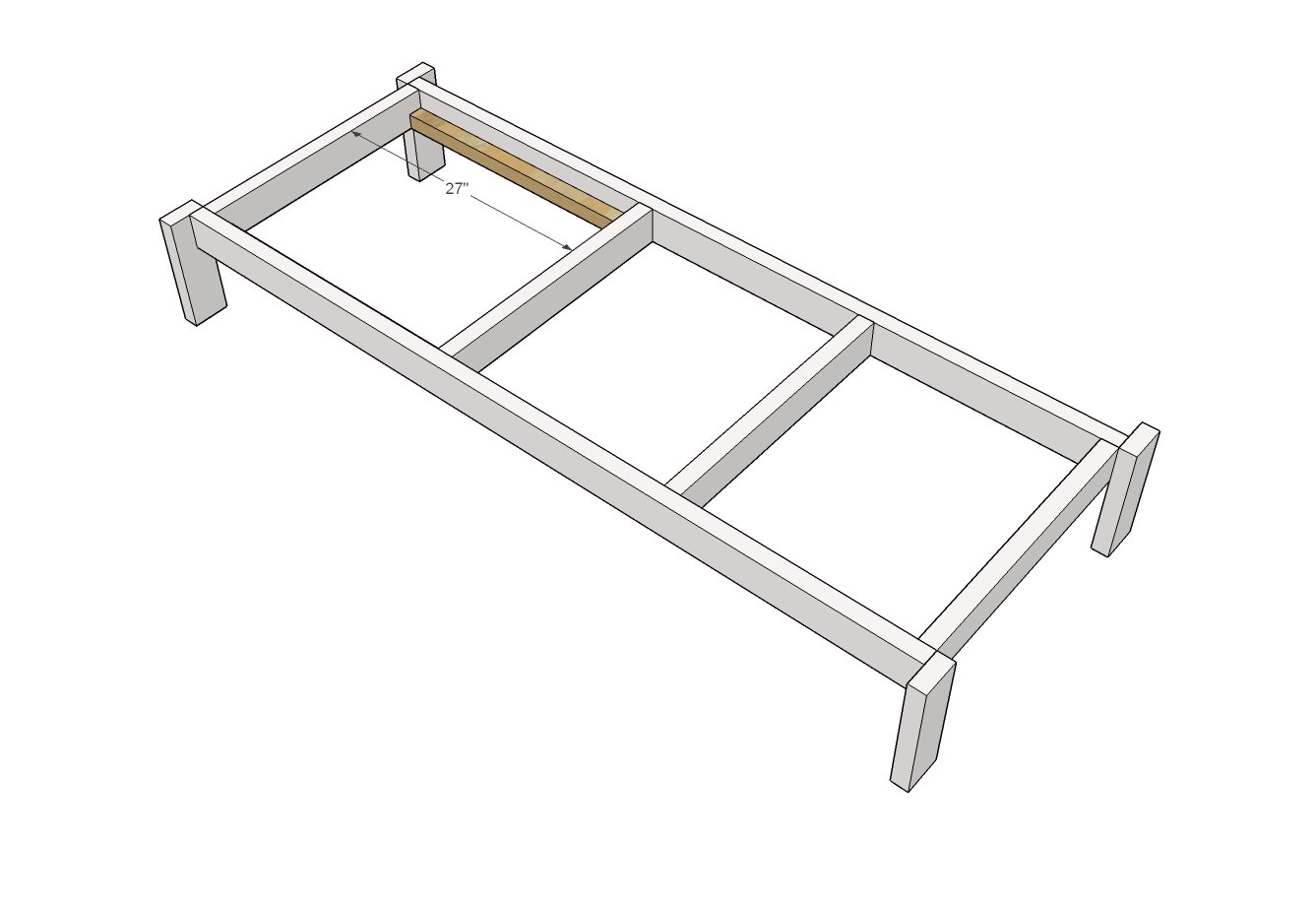 Modern Single Outdoor Chaise Lounge — step 4