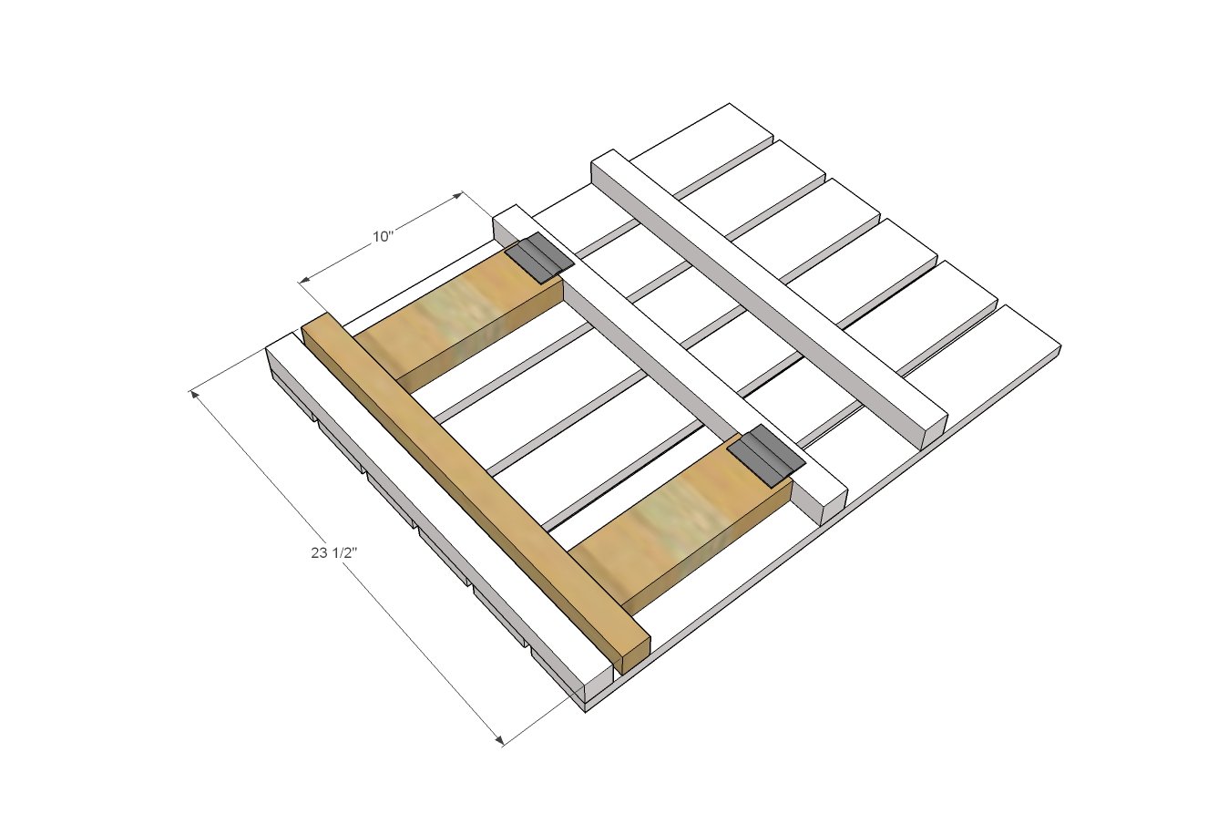Modern Single Outdoor Chaise Lounge — step 7