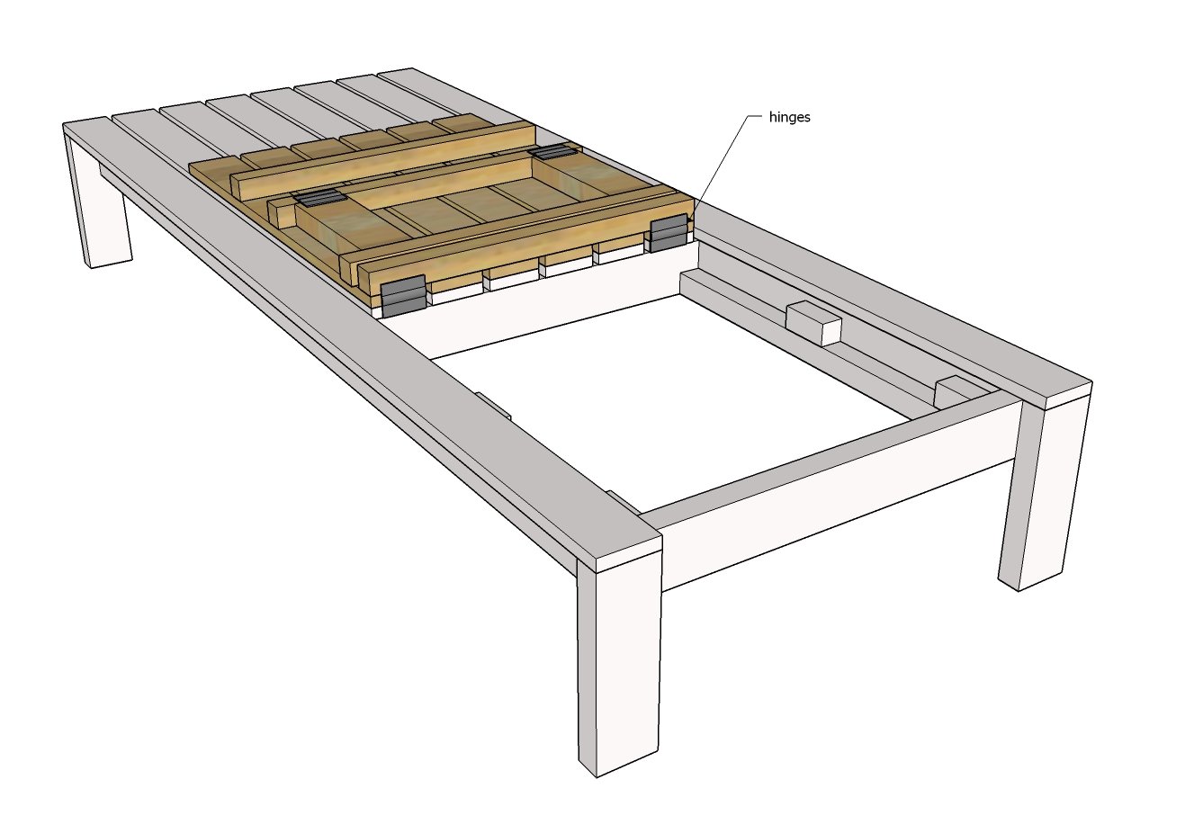 Modern Single Outdoor Chaise Lounge — step 8