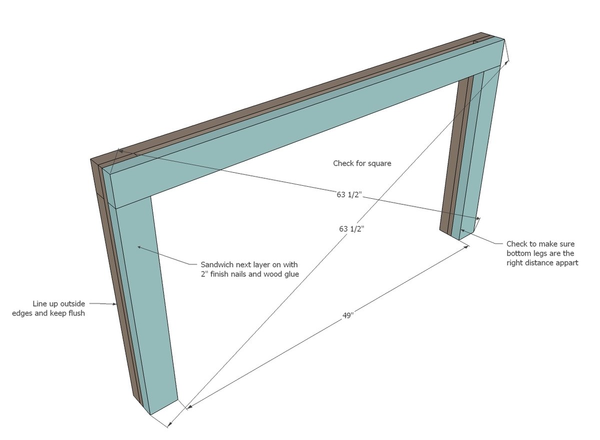 Modern Vertical Slat Top Console — step 3