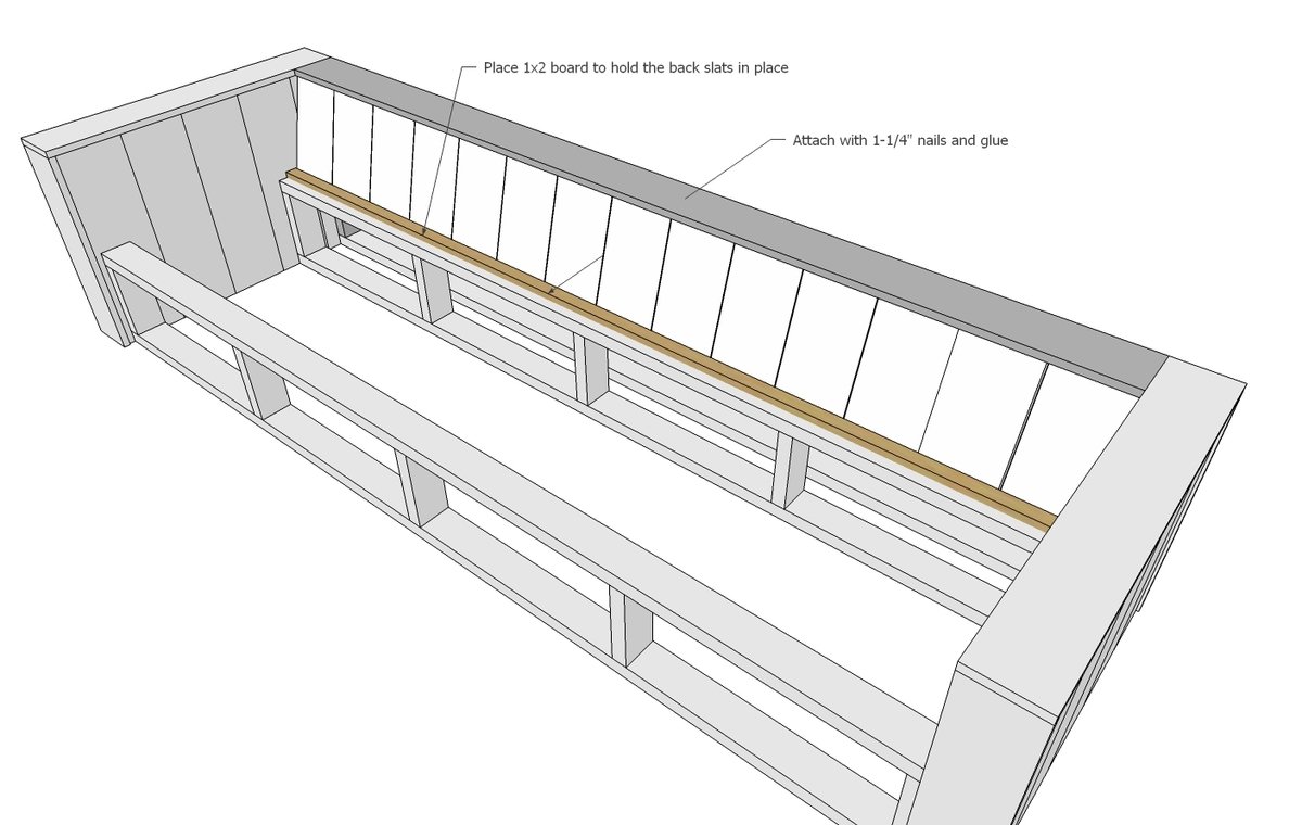 Modern Wood Storage Sofa — step 9
