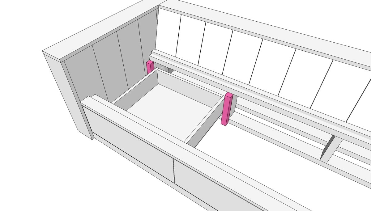 Modern Wood Storage Sofa — step 13