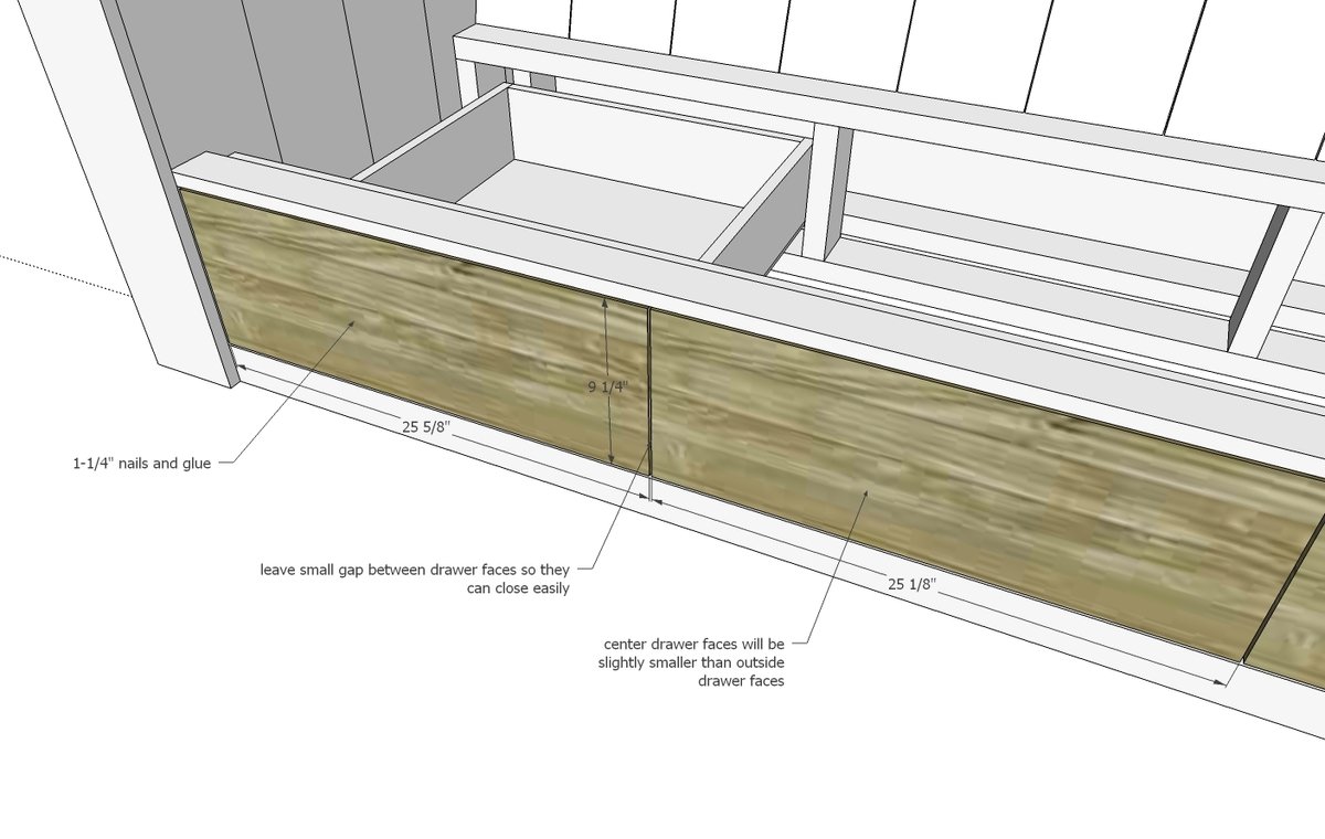 Modern Wood Storage Sofa — step 14