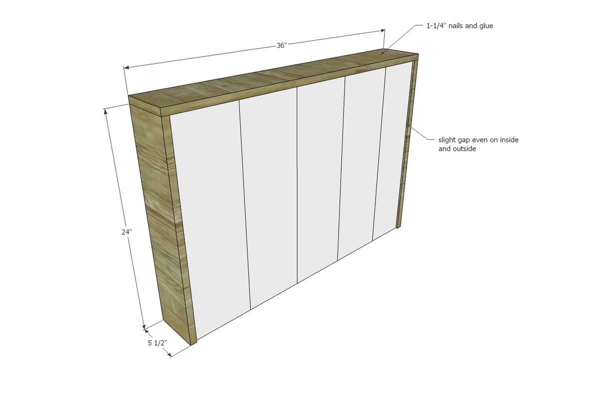 Modern Wood Storage Sofa — step 3