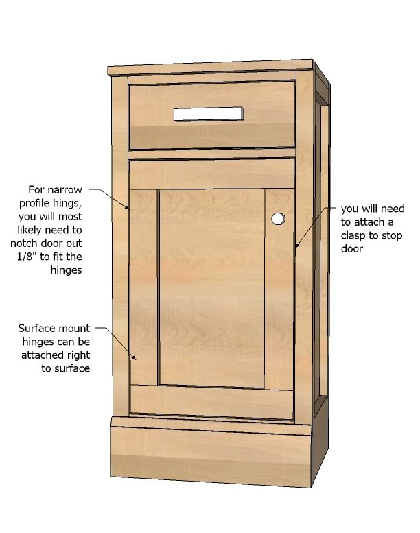 Modular Bar Base Door — step 4