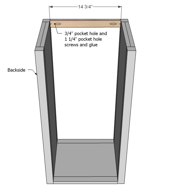 Modular Bar Wine Grid Hutch — step 4