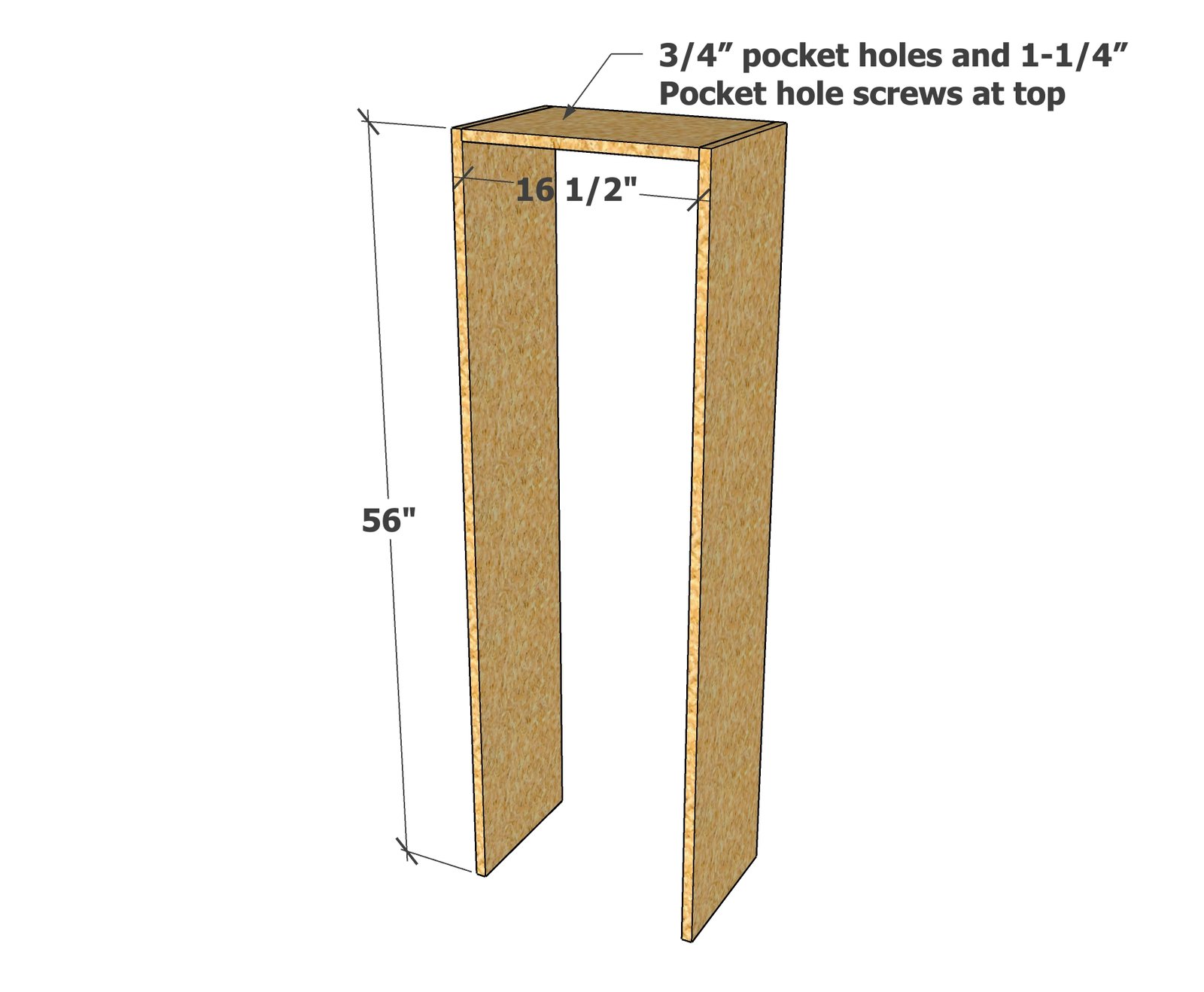 Modular Bookshelf Hutch — step 3