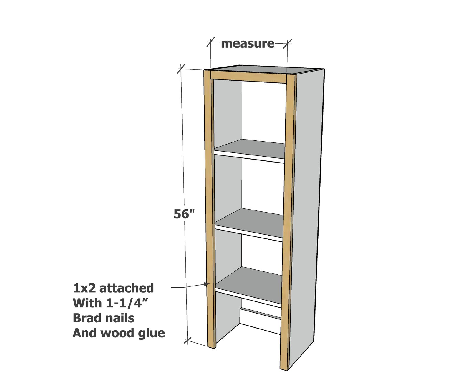 Modular Bookshelf Hutch — step 7