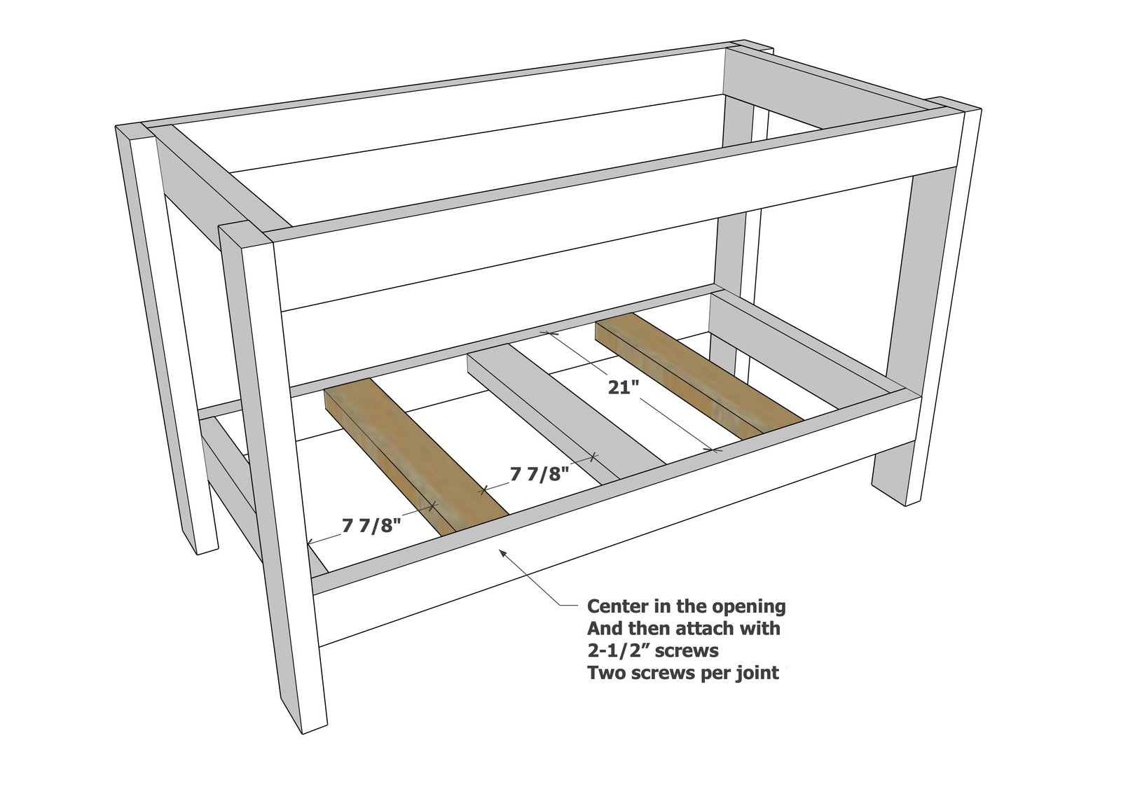 Modular Workbench Sawhorses Countertops — step 5
