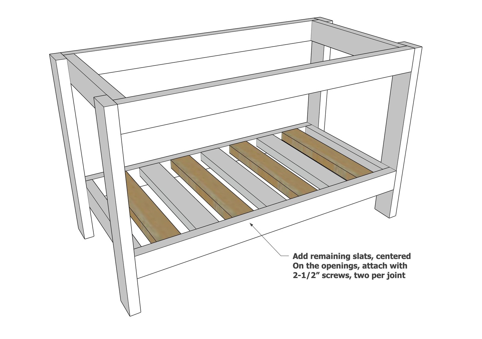 Modular Workbench Sawhorses Countertops — step 6