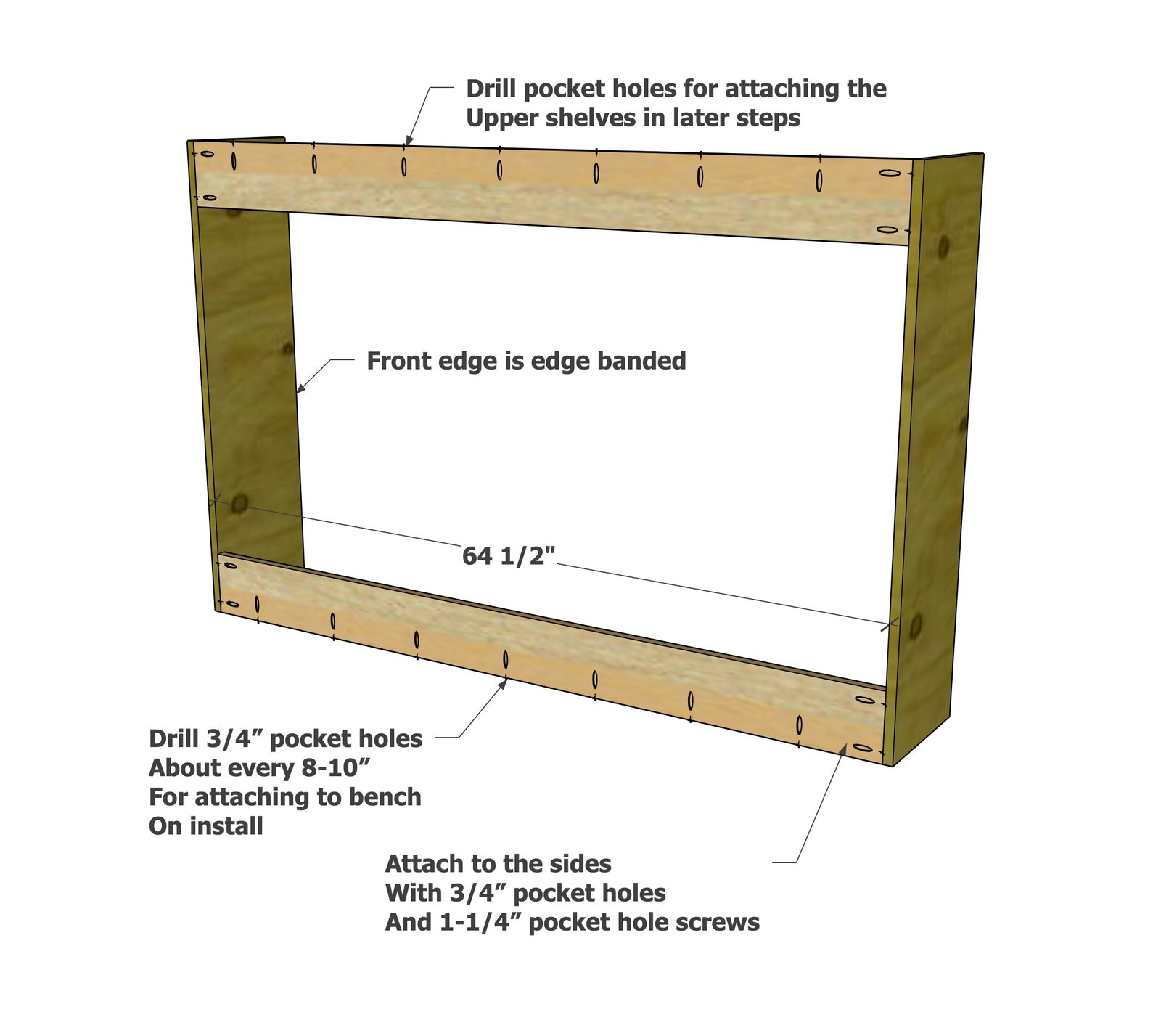 Mudroom Hutch — step 2