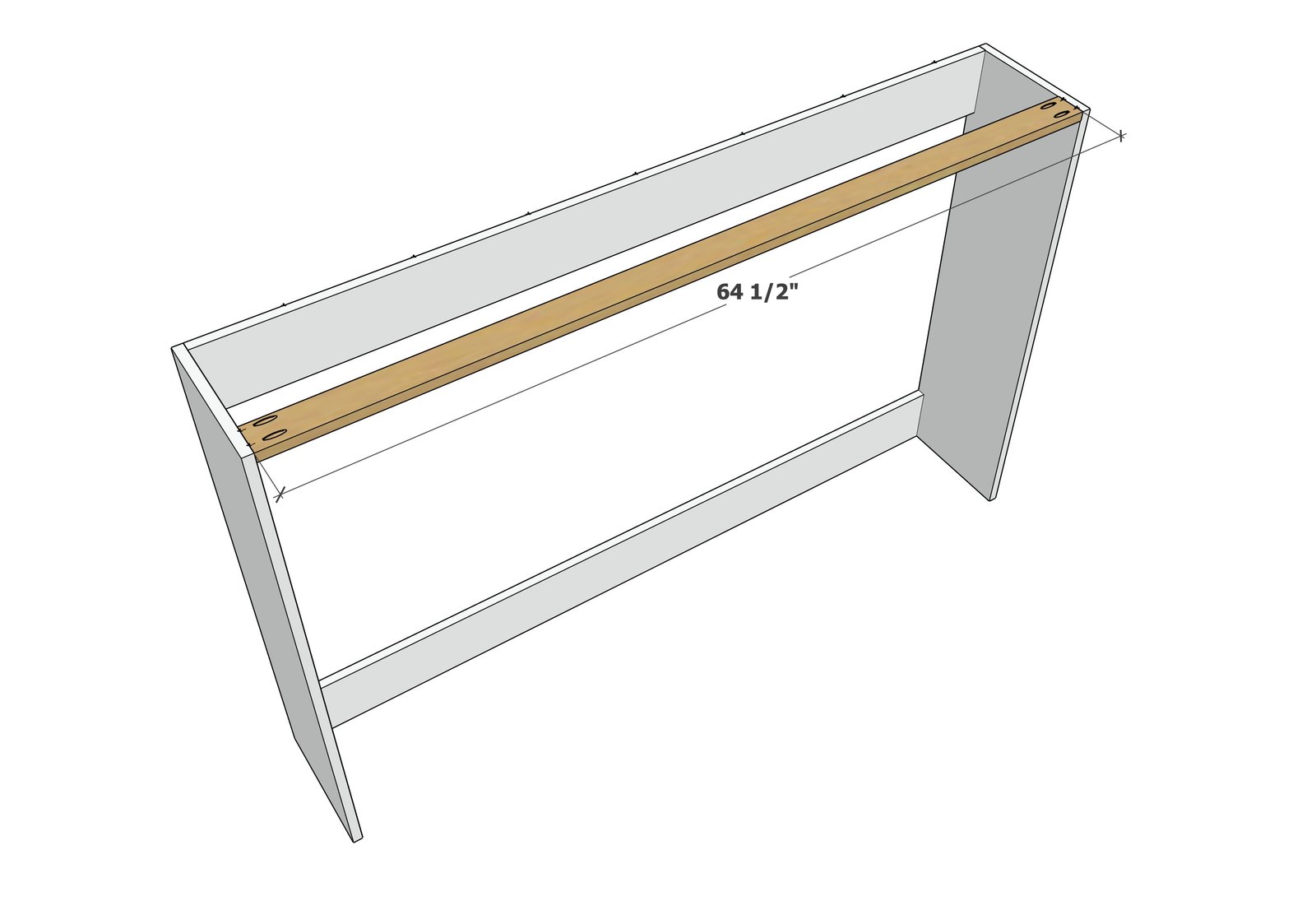 Mudroom Hutch — step 3