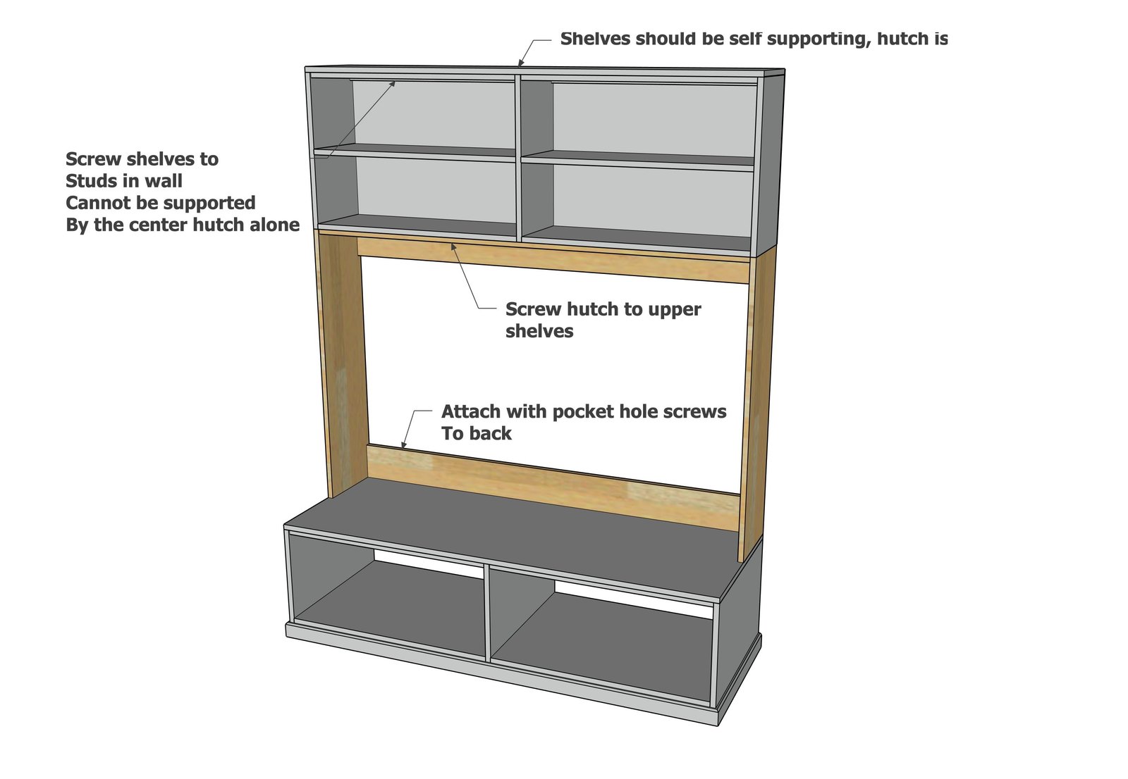 Mudroom Hutch — step 4