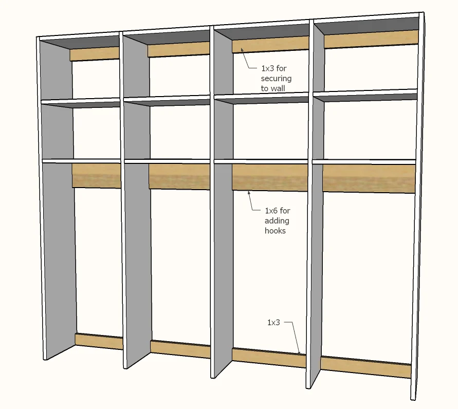 Mudroom Locker Hutches — step 2