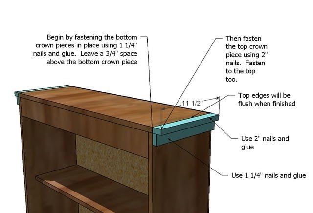 Narrow Farmhouse Storage Armoire — step 5
