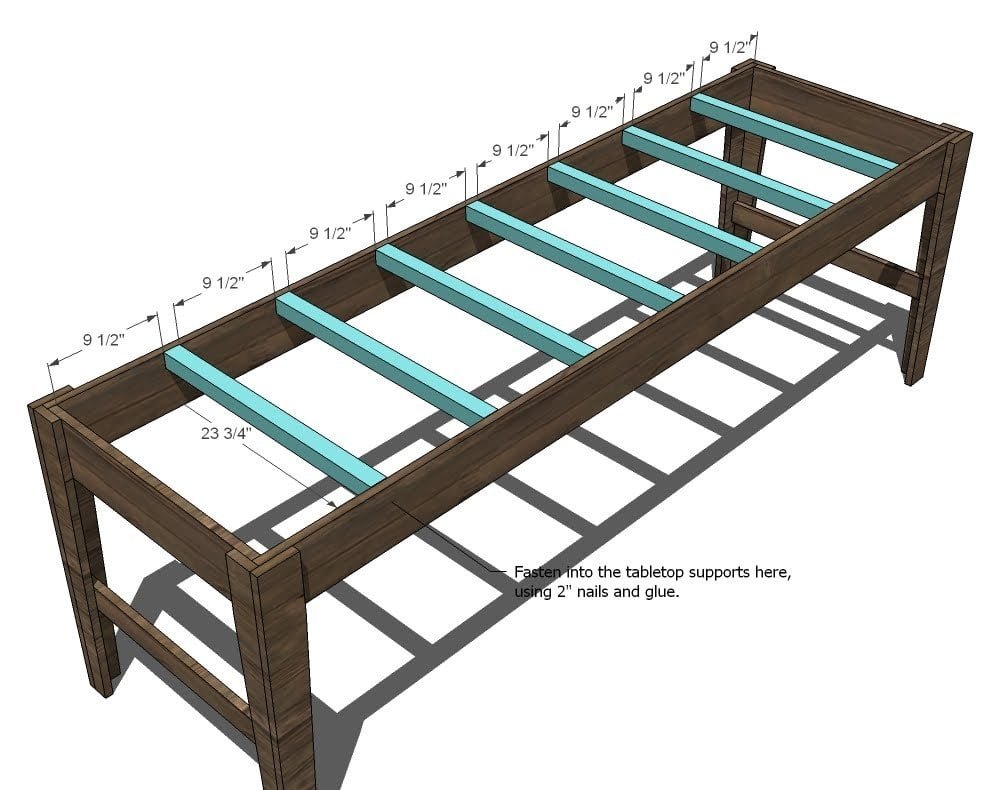Narrow Farmhouse Table — step 6
