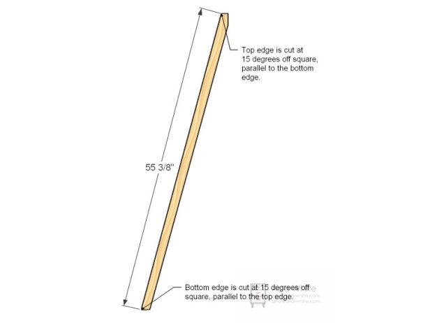 Narrow Painter's Ladder Shelf — step 1