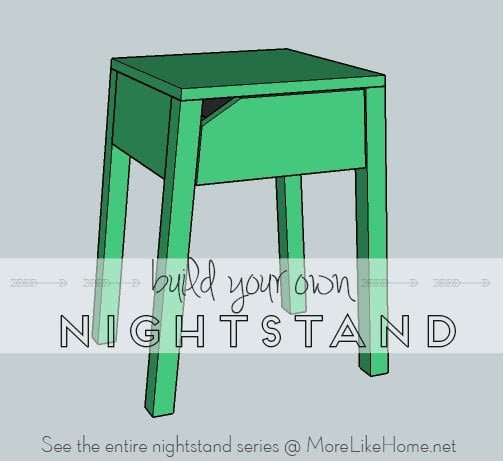Nightstand with a Charging Notch by More Like Home
