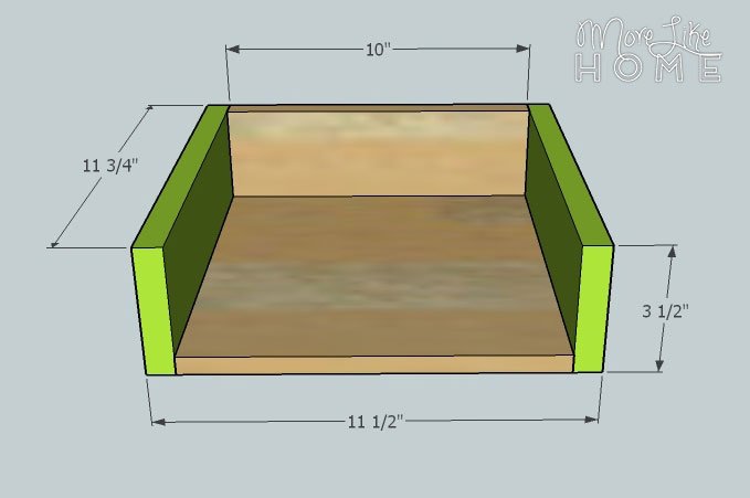 Nightstand with a Charging Notch by More Like Home — step 8