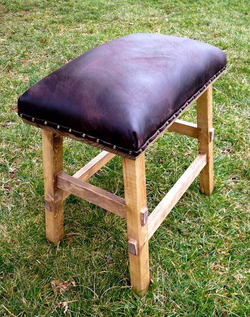 No Sew Cayden Nailhead Stool