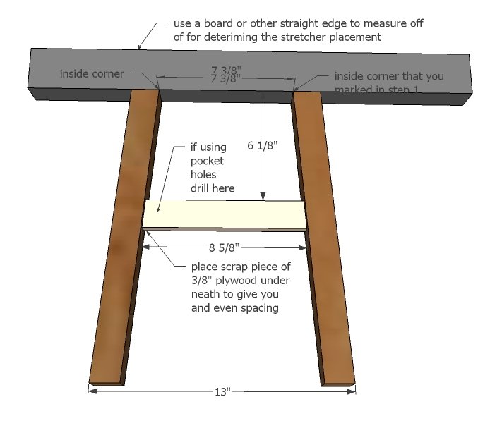 No Sew Cayden Nailhead Stool — step 2