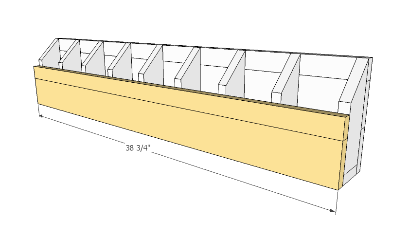 Numbered Cubbies on the Wall — step 3