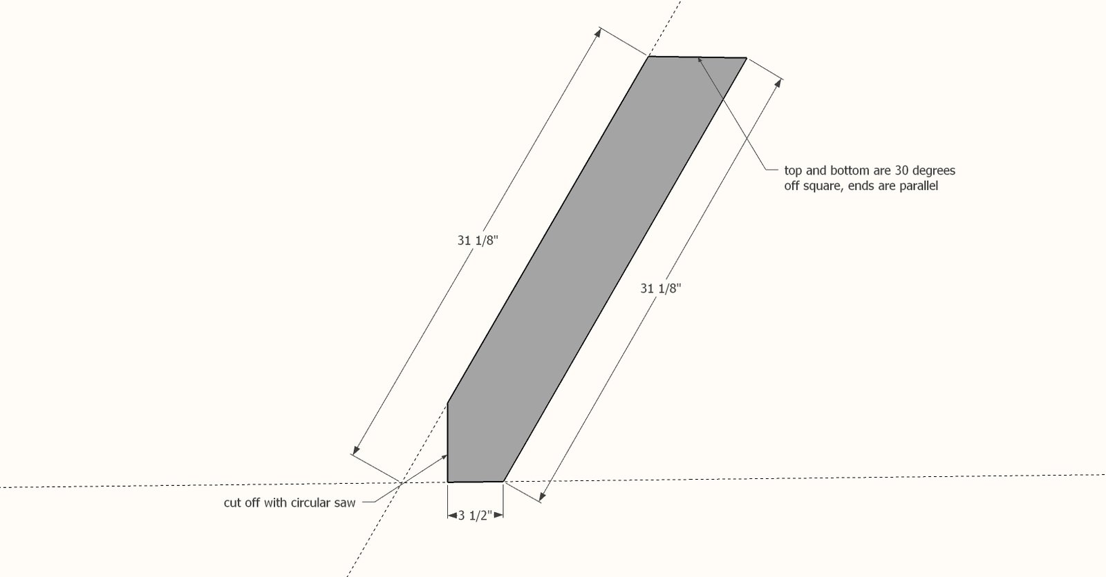 Octagon Picnic Table with Open Seats — step 1