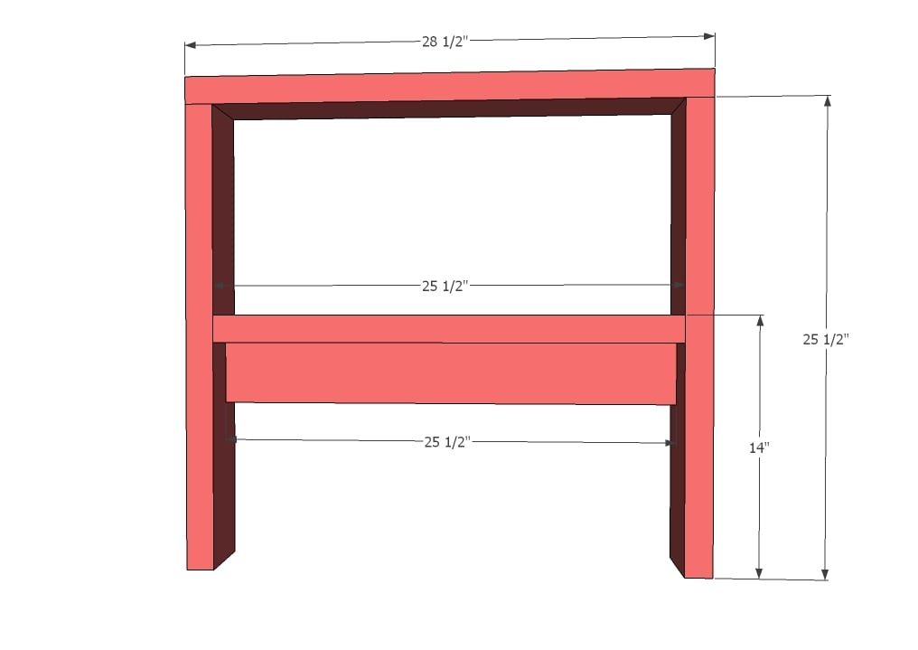 One Arm 2x4 Outdoor Sofa — step 2