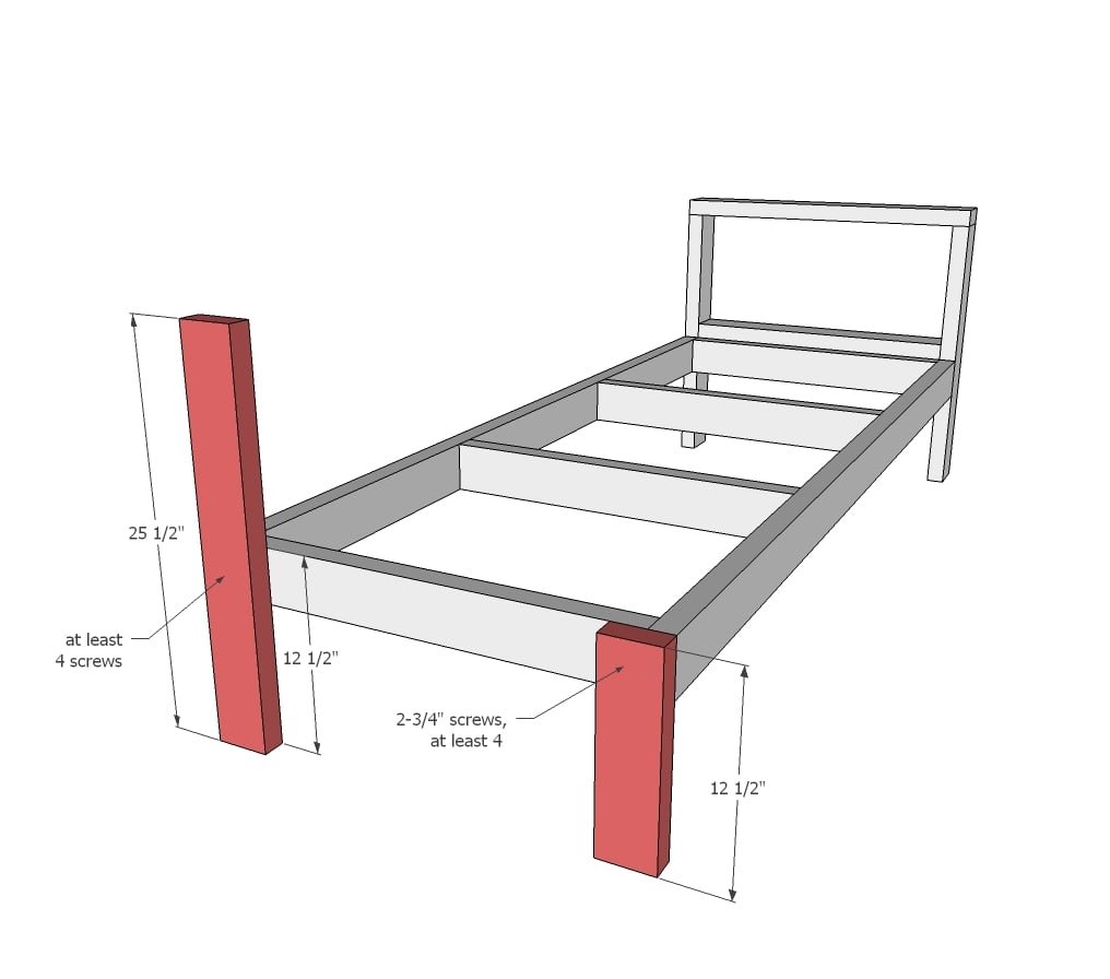One Arm 2x4 Outdoor Sofa — step 4